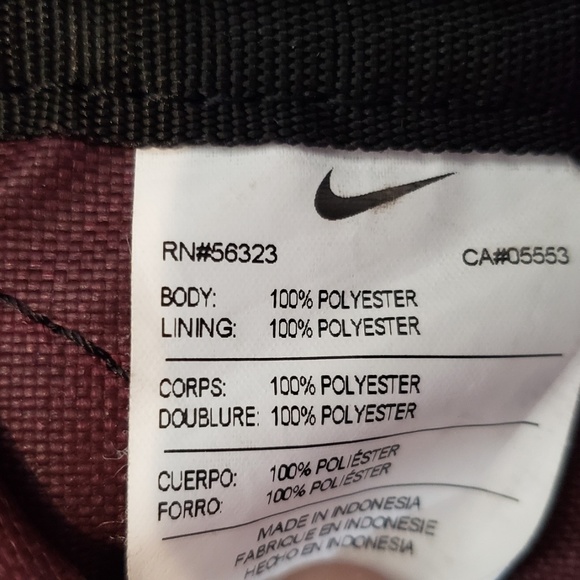 Nike Maroon Duffle bag - Picture 2 of 5